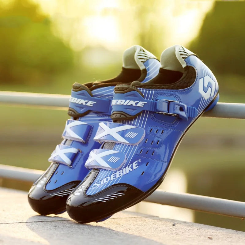 Sidebike Men's Road Cycling Shoes – Self-Locking Racing Sneakers