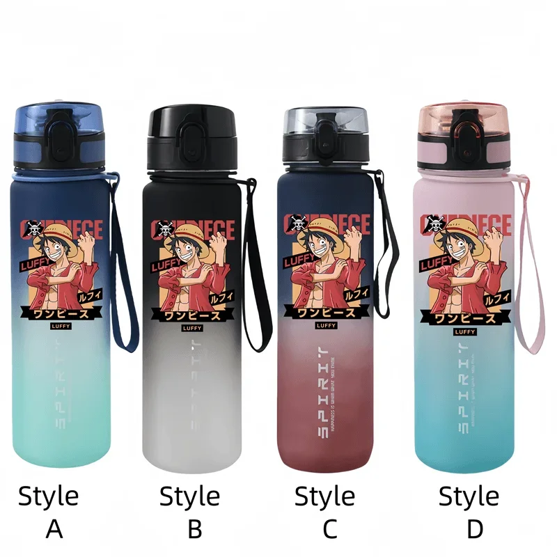 ONE PIECE 650ml Anti-Drip Sports Water Bottle – For Kids & Students