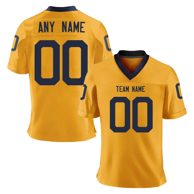 Custom Navy Football Jersey – Personalized Team Uniform Gift