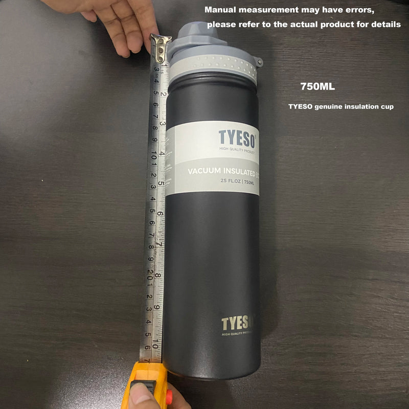 750ML Tyeso Stainless Steel Thermos Bottle – Insulated Travel Mug
