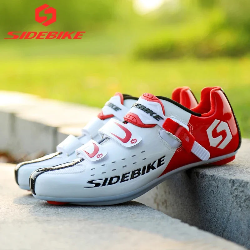 Sidebike Men's Road Cycling Shoes – Ultralight Racing Black