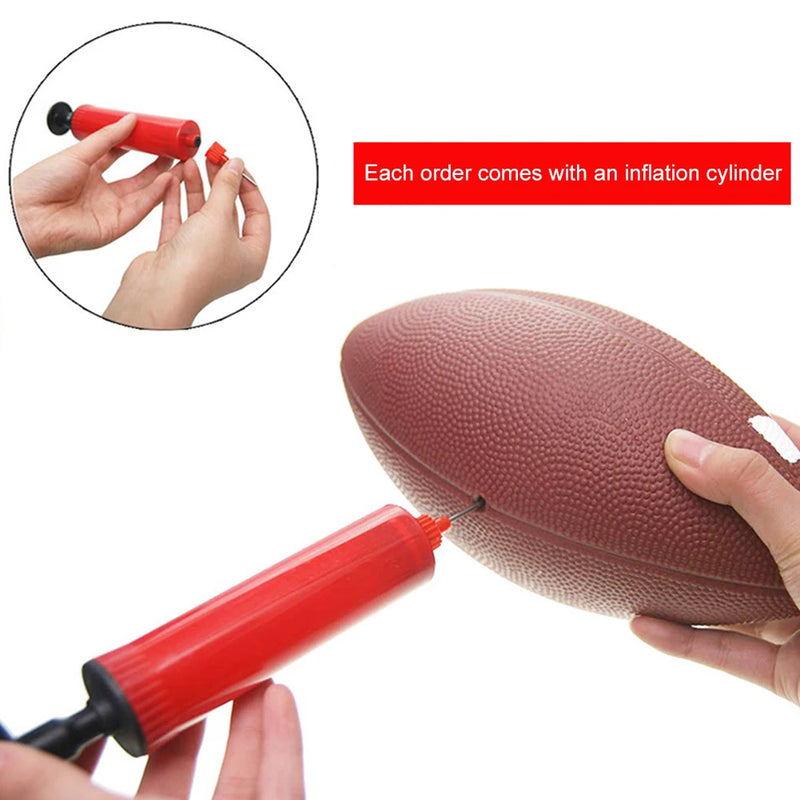 Youth Inflatable Rugby Ball – Anti-Slip Sports Toy for Kids