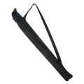 Foldable Black Storage Bag with Strap for Rods or Bats