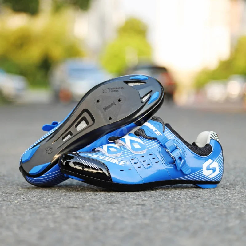 Sidebike Men's Road Cycling Shoes – Self-Locking Racing Sneakers