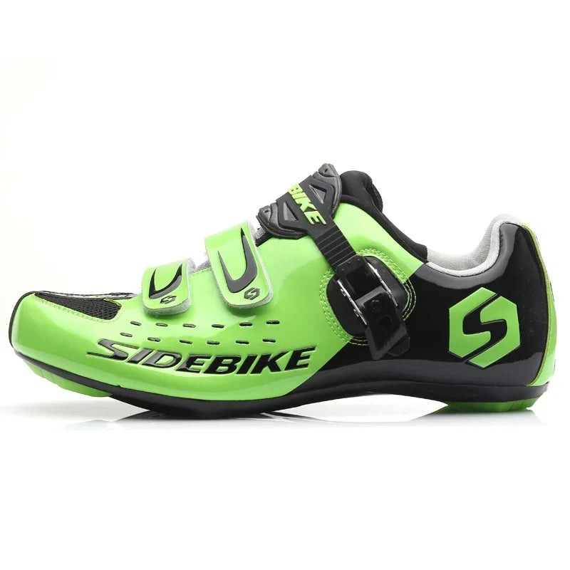 Sidebike Men's Road Cycling Shoes – Ultralight Racing Black