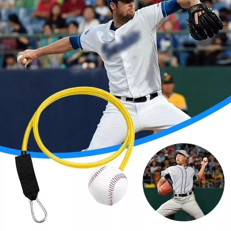 Rubber Baseball Resistance Trainer for Arm Strength & Pitching