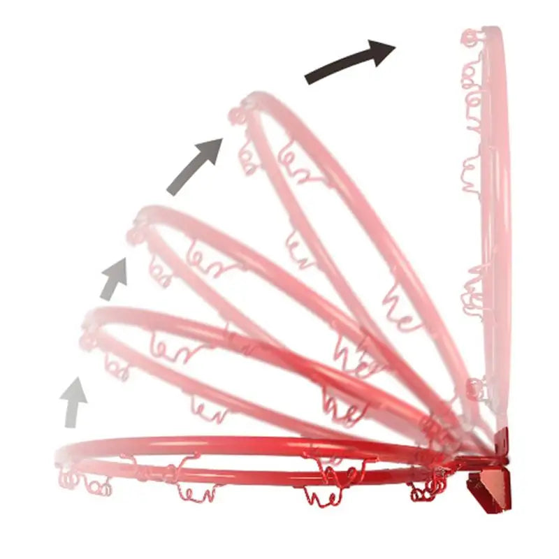 32cm Steel Basketball Hoop Rim with Net for Indoor & Outdoor