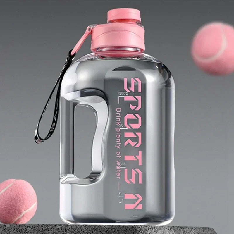 2L Large Sports Water Bottle – BPA-Free for Gym & Travel