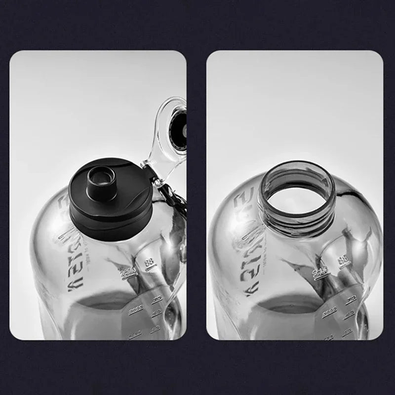 2L Large Sports Water Bottle – BPA-Free for Gym & Travel