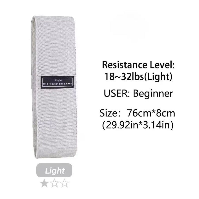 Fabric Resistance Hip Bands for Glutes & Thigh Workout Training