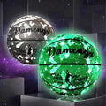 Glow-in-the-Dark Basketball – PU Soft Leather, Anti-Skid, Sizes 5-7