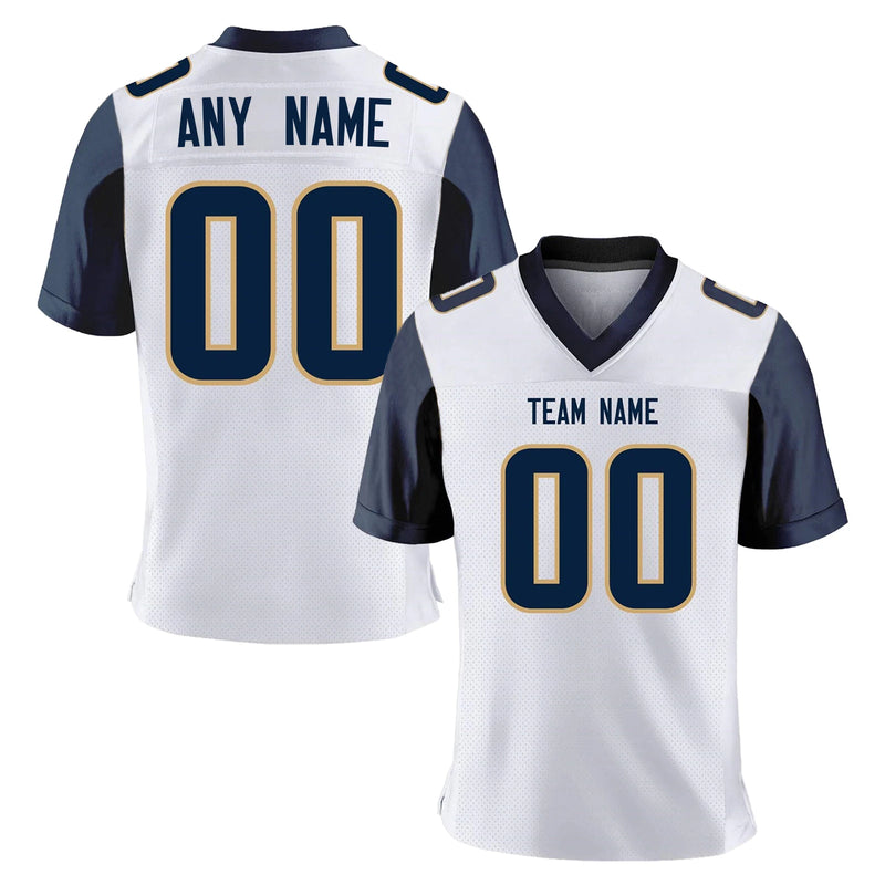 Custom Navy Football Jersey – Personalized Team Uniform Gift