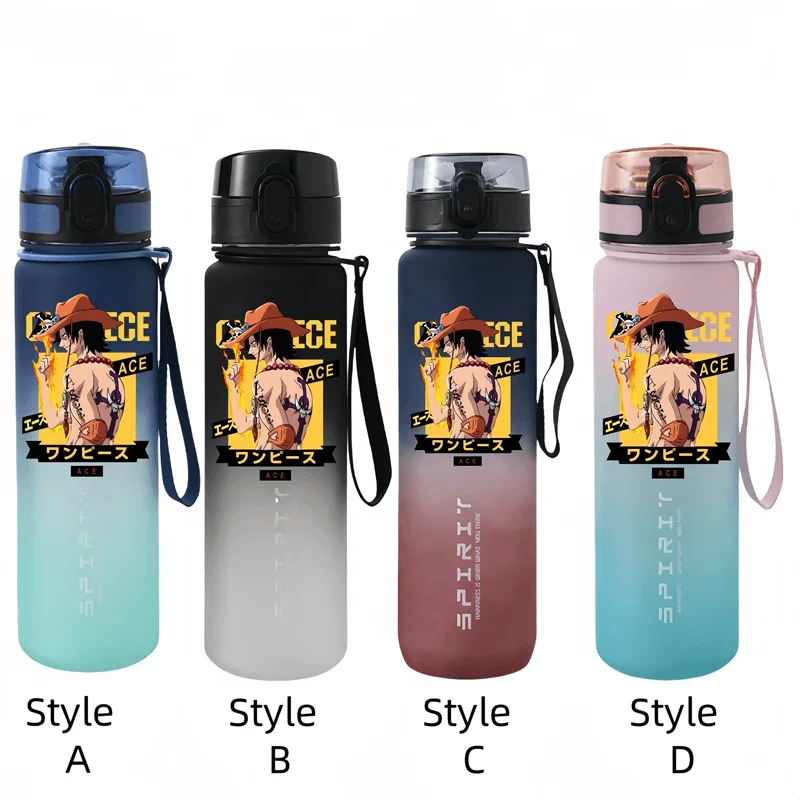 ONE PIECE 650ml Anti-Drip Sports Water Bottle – For Kids & Students