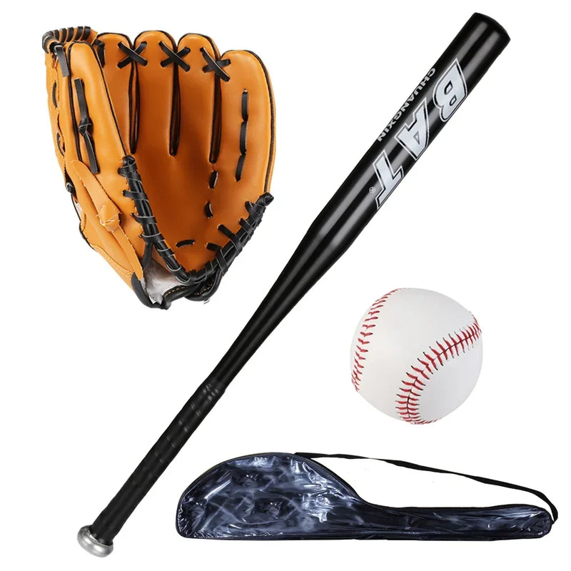 25 Inch Aluminum Baseball Bat Set with Glove and Balls CS0025