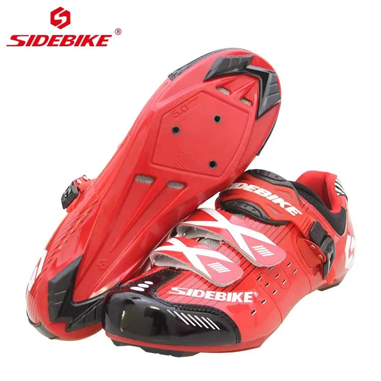 Sidebike Men's Road Cycling Shoes – Self-Locking Racing Sneakers