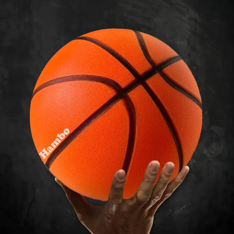 Grooved Silent Basketball Size 7 – Airless Foam for Quiet Play