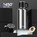 1.5L Stainless Steel Thermos Bottle - Hot & Cold Drink Flask