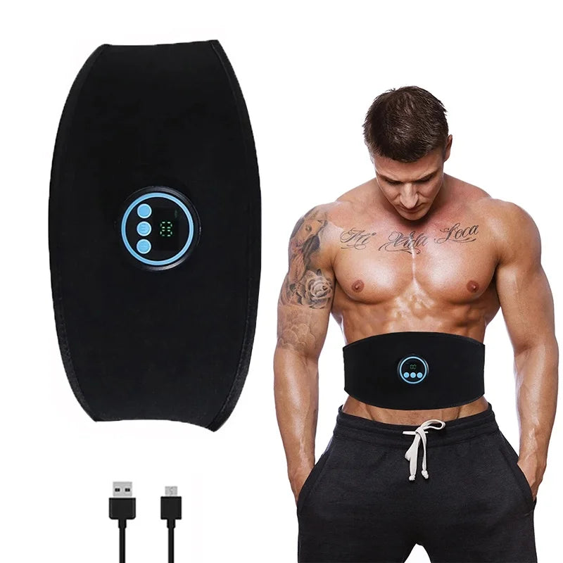 Vibration Abdominal Muscle Stimulator – EMS Abs Trainer Belt
