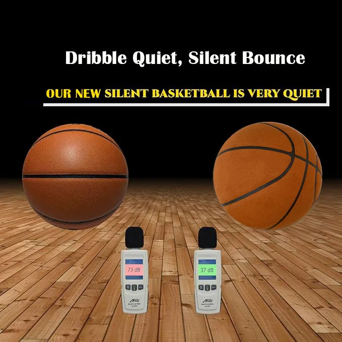 Silent Basketball Size 7 – Airless Foam for Quiet Dribbling