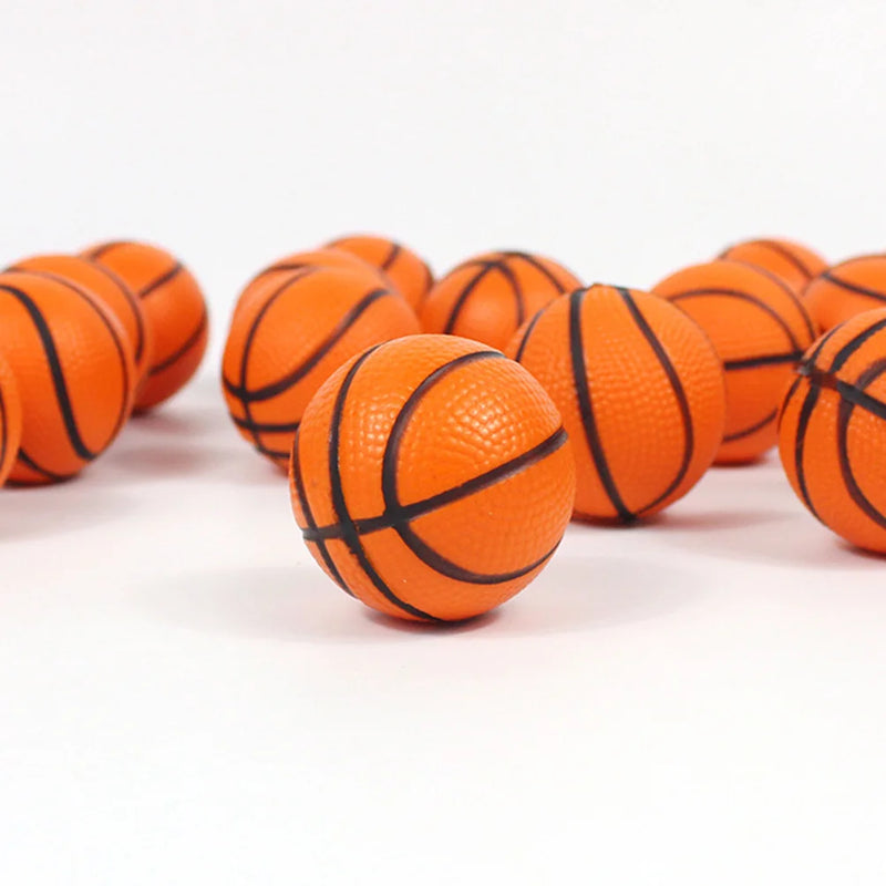 24 Pcs Mini Squeeze Basketballs – Pool & Indoor Sports Toys